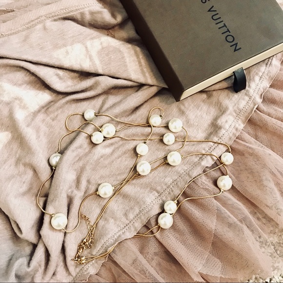 Brand new 2 Layers long pearl necklace - Picture 4 of 4